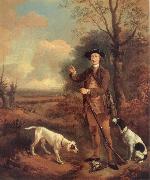 Thomas Gainsborough Marjor John Dade of Tannington,Suffolk oil